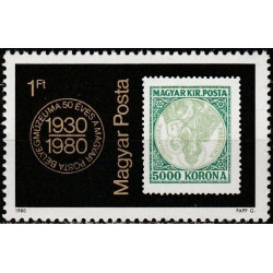 Vengrijos pašto ženklai (1980). Pašto muziejus
