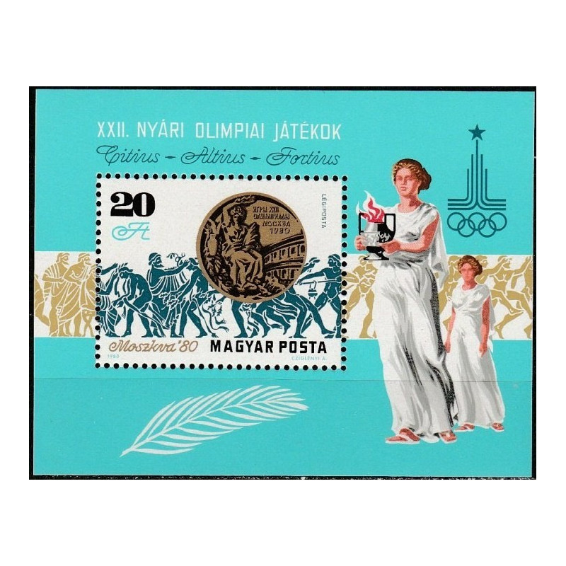 Hungary stamps (1980) for sale. Summer Olympic Games Moscow