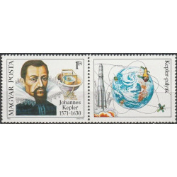 Vengrijos pašto ženklai (1980). Johanas Kepleris