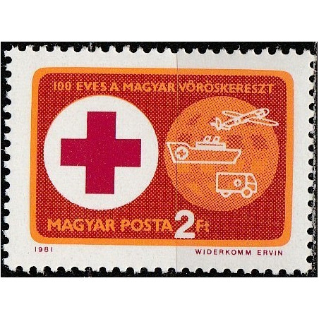 Hungary stamps (1981) for sale. Red Cross