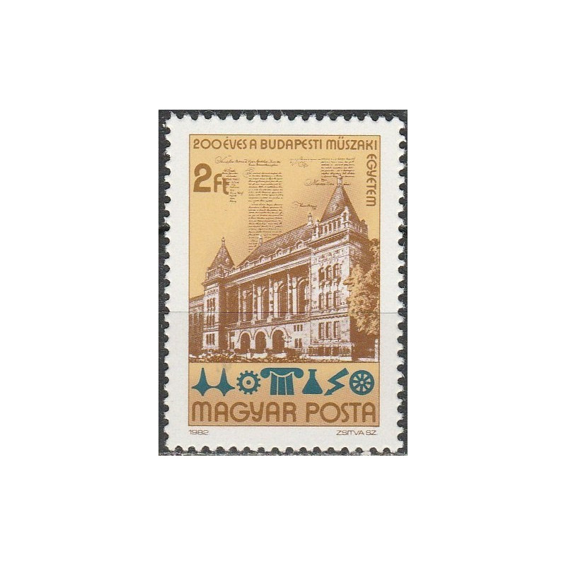 Hungary stamps (1982) for sale. Technical University