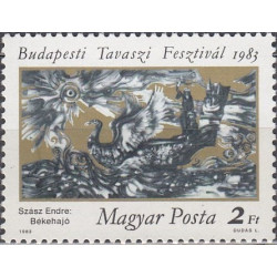 Vengrijos pašto ženklai (1983). Pavasario šventė (paveikslas)