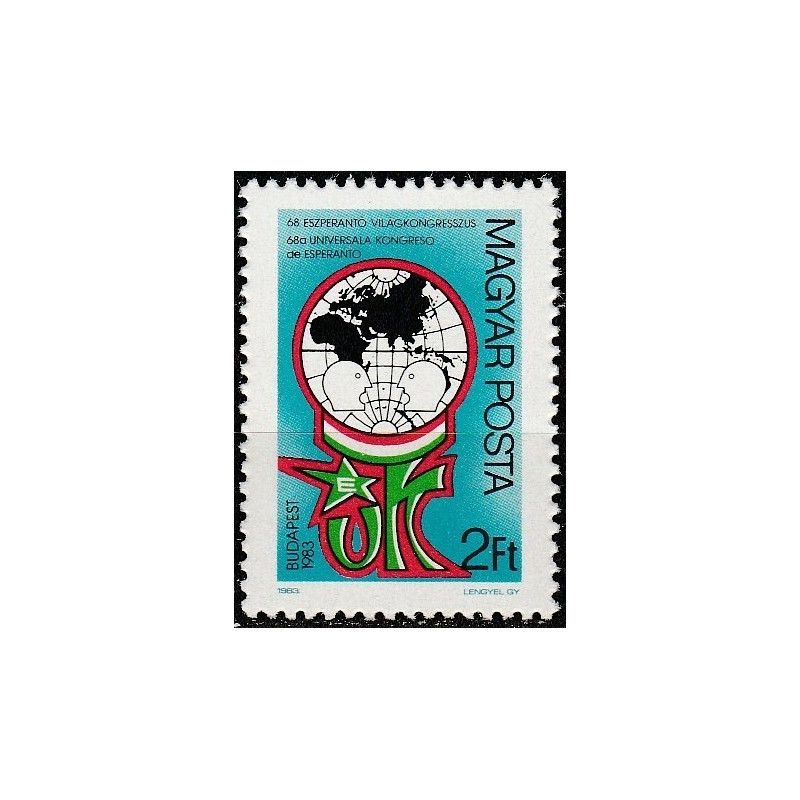Hungary stamps (1983) for sale. Esperanto