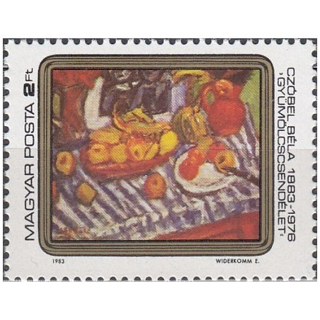 Vengrijos pašto ženklai (1983). Paveikslas