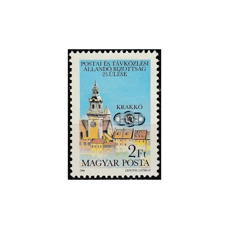 Vengrijos pašto ženklai (1984). Konferencija Krokuvoje