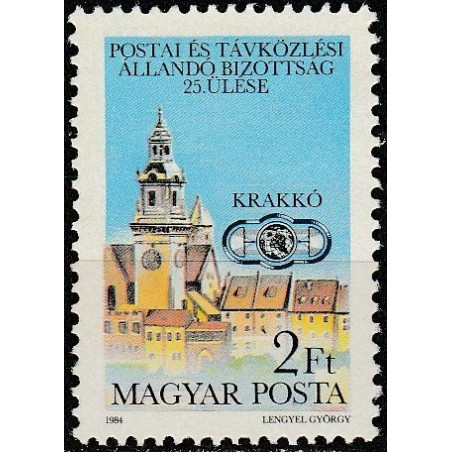 Vengrijos pašto ženklai (1984). Konferencija Krokuvoje