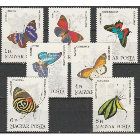 Hungary stamps (1984) for sale. Butterflies