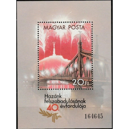 Vengrijos pašto ženklai (1985). Pergalės jubiliejus
