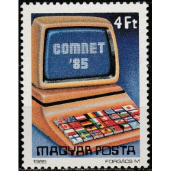 Vengrijos pašto ženklai (1985). Informacinės technologijos