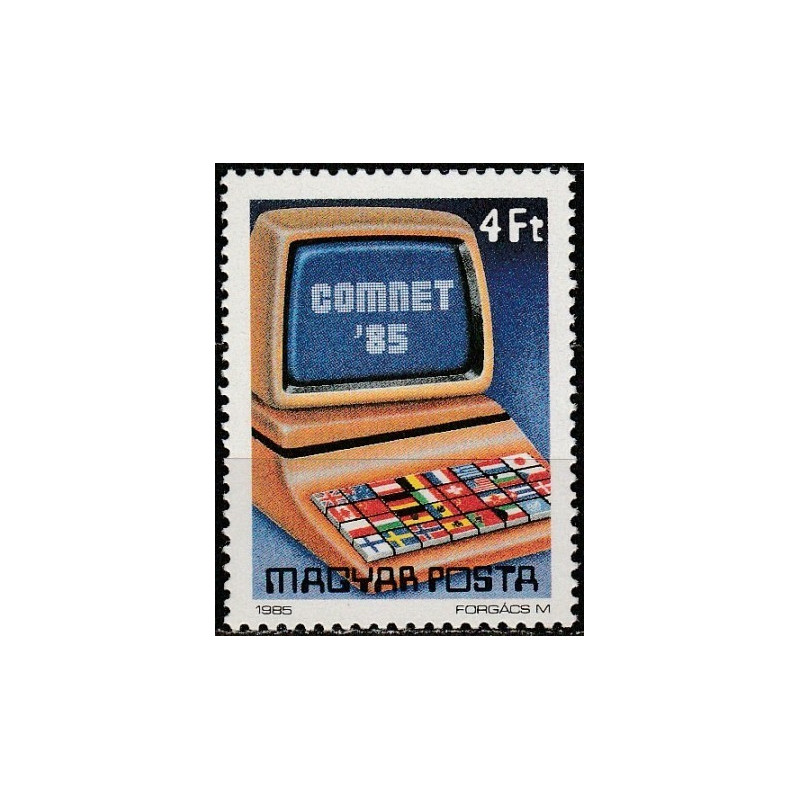 Hungary stamps (1985) for sale. Information technology