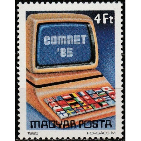 Hungary stamps (1985) for sale. Information technology