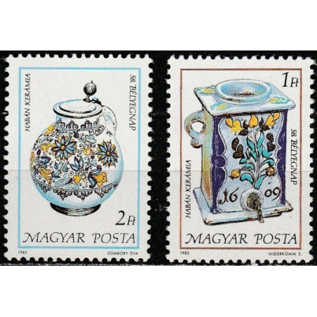 Hungary stamps (1985) for sale. Ceramics