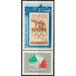 Vengrijos pašto ženklai (1985). Filatelijos paroda ITALIA