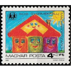 Vengrijos pašto ženklai (1985). SOS Vaikai