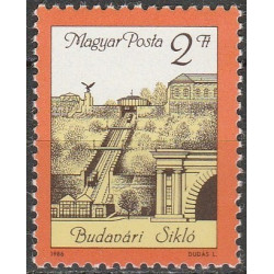 Vengrijos pašto ženklai (1986). Turizmas