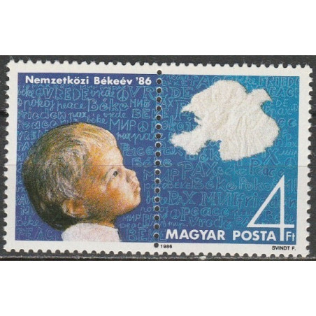 Hungary stamps (1986) for sale. International year of peace