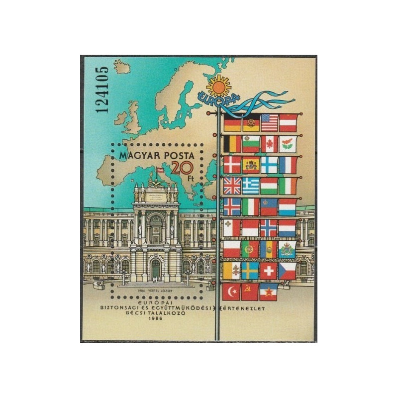 Hungary 1986. Organization for Security and Co-operation in Europe