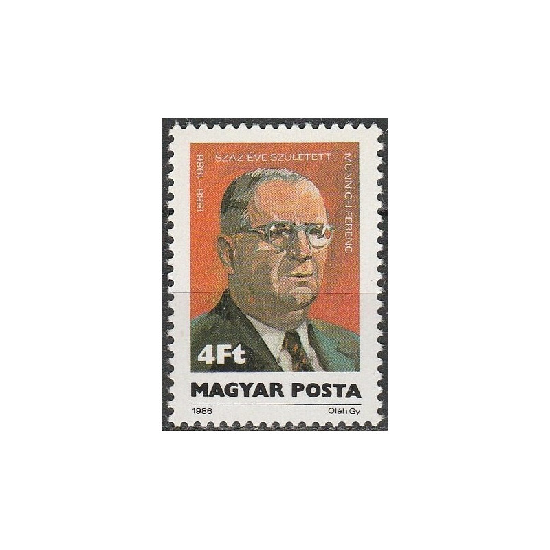 Hungary stamps (1986) for sale. Politician