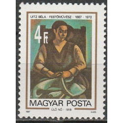Vengrijos pašto ženklai (1987). Paveikslai