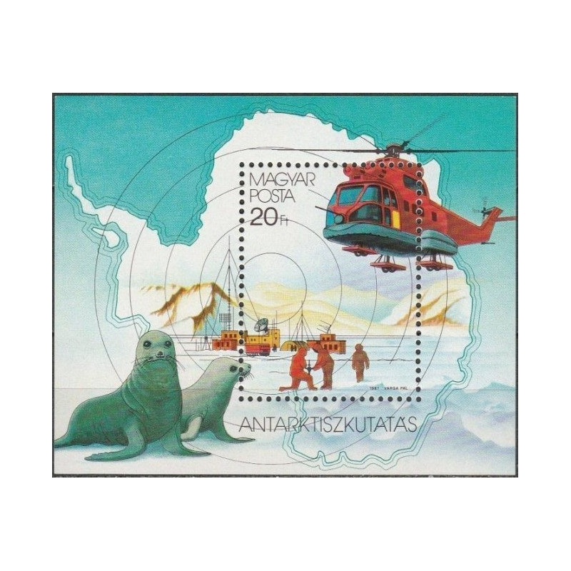Hungary stamps (1987) for sale. Polar research