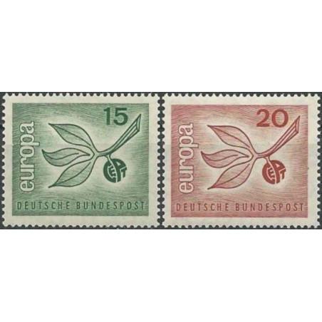 Vokietijos pašto ženklai (1965) - Fantastiškos Europa ženklų kainos‎