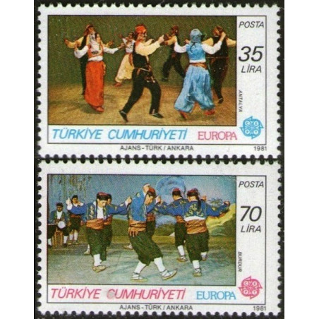 Turkijos pašto ženklai (1981). Liaudies kultūra