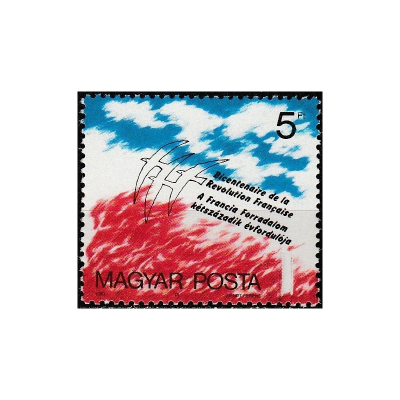 Vengrijos pašto ženklai (1989). Prancūzijos revoliucija