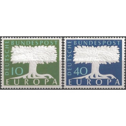 Vokietijos pašto ženklai (1957) - Fantastiškos Europa ženklų kainos