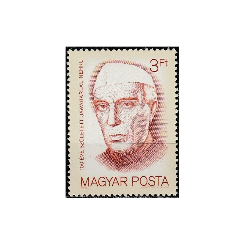 Hungary stamps (1989) for sale. Politician of India