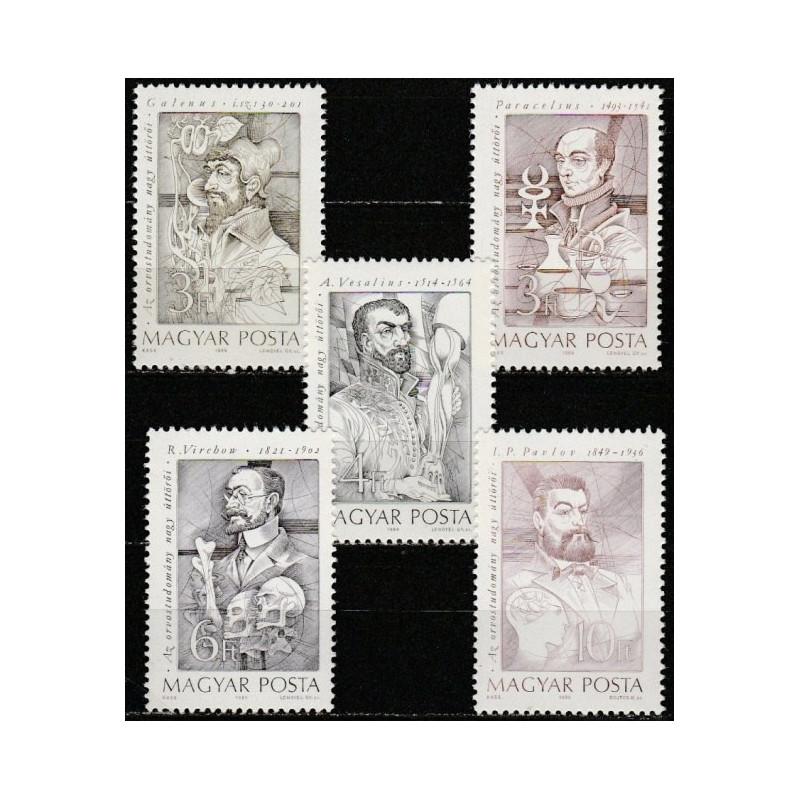 Hungary stamps (1989) for sale. Famous medical people