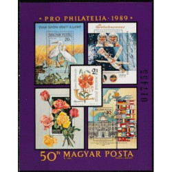 Vengrijos pašto ženklai (1989). Ženklai ženkluose