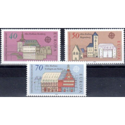 Vokietijos pašto ženklai (1978). Architektūros paminklai
