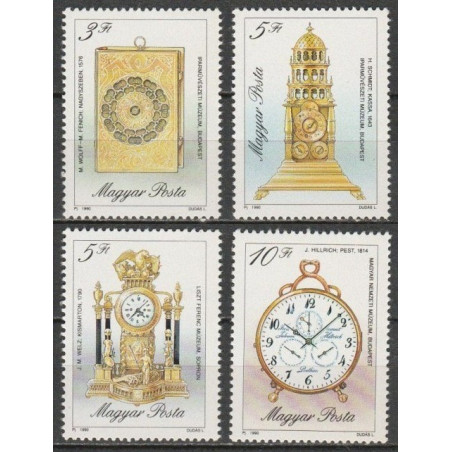 Hungary stamps (1990) for sale. Clocks