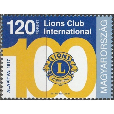 Vengrijos pašto ženklai (2017). LIONS klubų asociacija