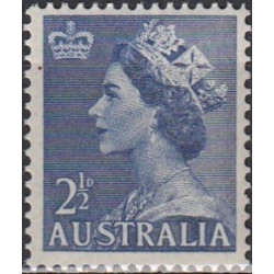 Australijos pašto ženklai (1954). Elžbieta II