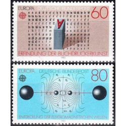 Vokietijos pašto ženklai (1983). Žmonijos išradimai