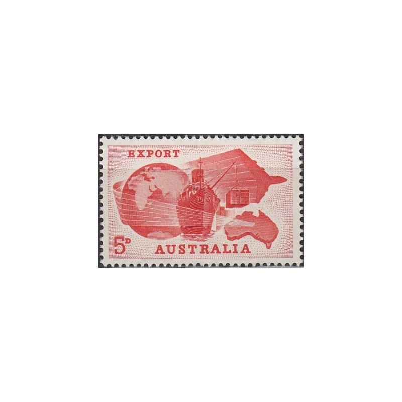 Australijos pašto ženklai (1963). Eksportas