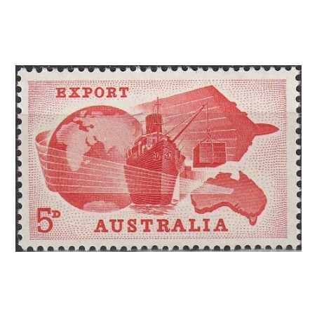 Australijos pašto ženklai (1963). Eksportas
