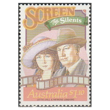 Australijos pašto ženklai (1989). Kino ir teatro aktoriai
