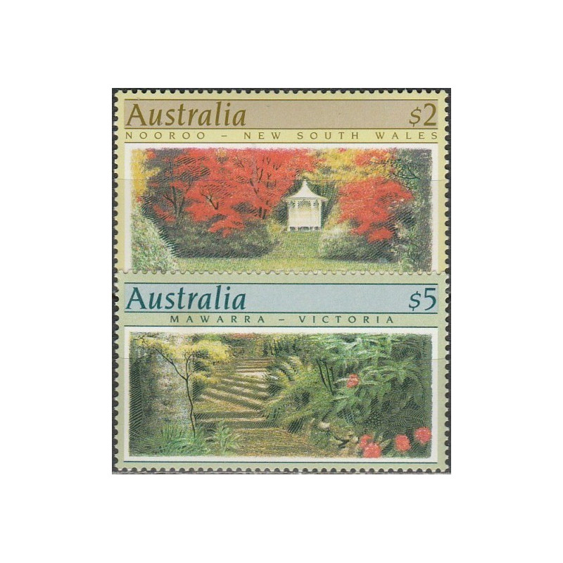 Australijos pašto ženklai (1989). Parkai ir sodai