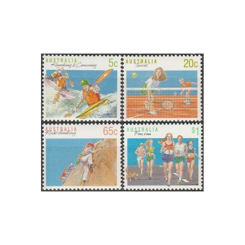 Australijos pašto ženklai (1990). Sportas