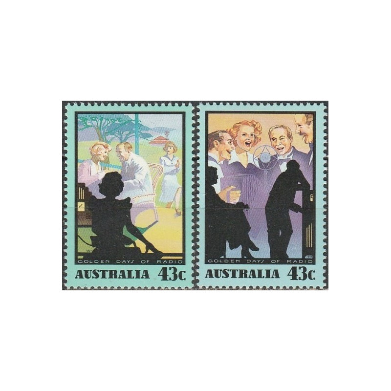 Australia stamps (1991) for sale. Golden Days of Radio