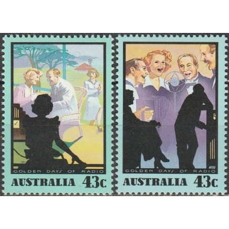 Australia stamps (1991) for sale. Golden Days of Radio
