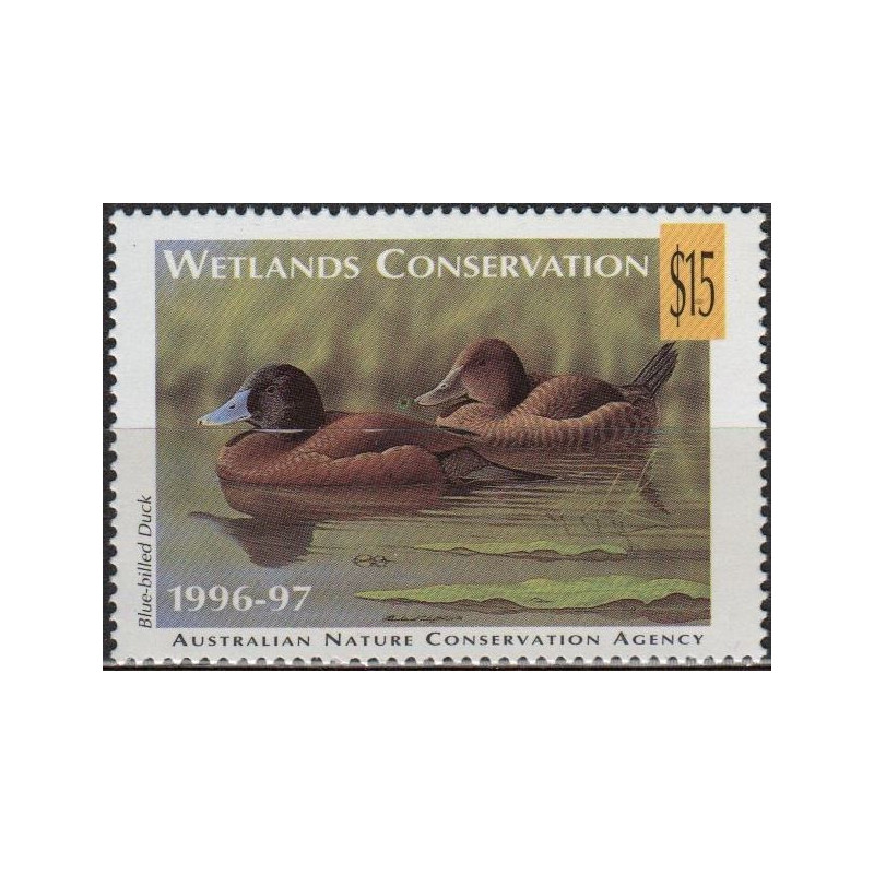 Australija (Aplinkos apsaugos agentūra) 1996. Antys (leidimas medžioti 1996-97 sezonui)