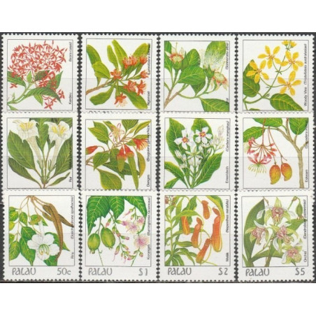 Palau pašto ženklai (1987). Žydintys augalai