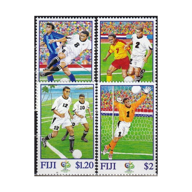 Fidžio pašto ženklai (2006). FIFA Pasaulio taurė Vokietijoje