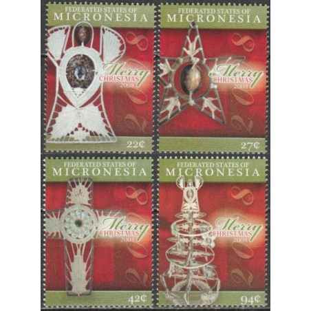 Micronezijos pašto ženklai (2008). Kalėdos