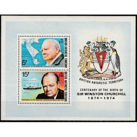 British Antarctic Territory stamps (1974) for sale. Winston Churchill