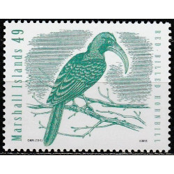 Marshall Islands stamps (2015) for sale. Birds (Red-billed hornbill)