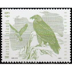 Marshall Islands stamps (2015) for sale. Birds of prey (Bearded Vulture)